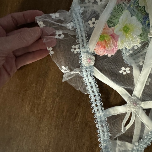 NWOT FOR LOVE & LEMONS THONG BODYSUIT LINGERIE XXS NO FLAWS - Picture 4 of 10